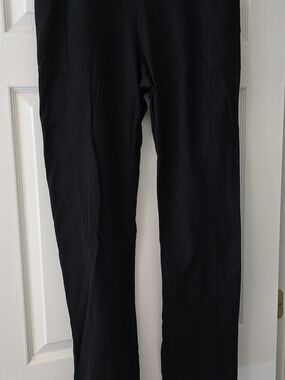 Womens Black Stretch Casual Pants
